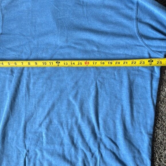 Peter Millar XL Blue Cotton Blend 1/4 Zip Pullover - Picture 9 of 11